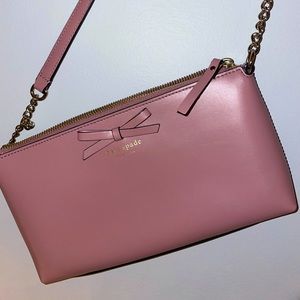 mauve kate spade crossbody, never used